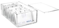 Maul acryl box voor visitekaartjes, ft 11,4 x 19 x 7 cm-3