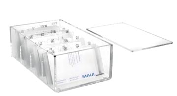 Maul acryl box voor visitekaartjes, ft 11,4 x 19 x 7 cm-3