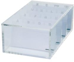 Maul acryl box voor visitekaartjes, ft 11,4 x 19 x 7 cm