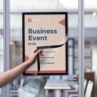 Europel zelfklevend kader ft A3, zwart, pak van 2 stuks-4