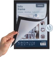 Europel zelfklevend kader ft A4, zwart, pak van 2 stuks-2