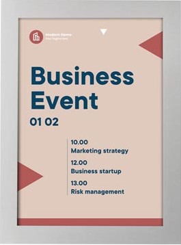 Europel zelfklevend kader ft A5, zilver, pak van 2 stuks-2