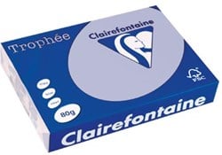 Gekleurd papier  A4  80 g  500 vel lavendel Clairefontaine Trophée