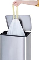 Afvalzak EKO MDPE type A met trekband 35x40cm 3-6L wit-1