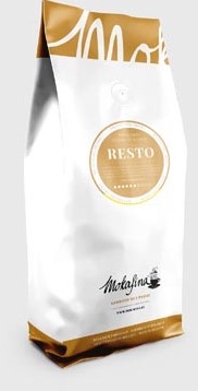 Mokafina Resto koffie gemalen koffie, pak van 1 kg, sterkte van 6