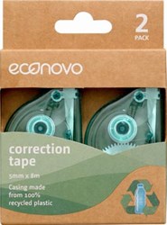 Econovo correctieroller 5 mm x 8 m blister van 2 stuks