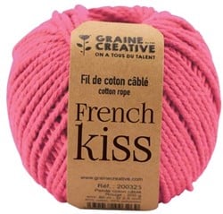 Graine Créative Macramé touw, ft 2,5 mm x 80 m, roze