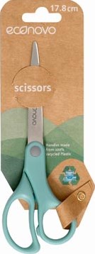 Schaar 18cm blauw Econovo