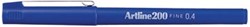 Fineliner Artline 200 blauw
