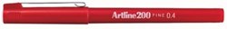 Fineliner Artline 200 rood