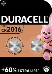 Duracell knoopcel batterij Alkaline Electronics CR2016 3V