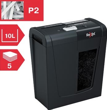 Rexel papierversnipperaar Secure S5 stroken-3