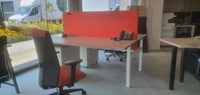 Duo bureau in hoogte verstelbaar met slinger akoestic-2