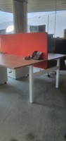 Duo bureau in hoogte verstelbaar met slinger akoestic-3