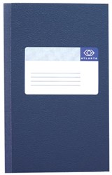 Notitieboek harde kaft 10,5 x 16,5 cm Gelijnd Blauw Jalema 128 bladzijden