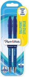 Paper Mate balpen Flexgrip Ultra RT medium blauw blister van 2 stuks