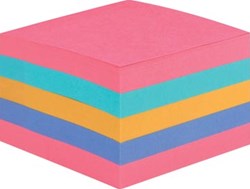 Post-it Super Sticky Notes kubus voor 76 x 76 mm geassorteerde regenboogkleuren
