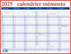 Maandplanner Aurora Memento 20 Franstalig 2025