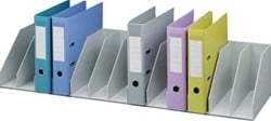 Ordnersteun 111,5cm breed met 13 vakken 8,2cm