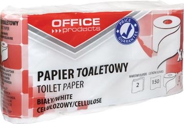 Toiletpapier 2-laags 150 vel wit pak van 8 rollen