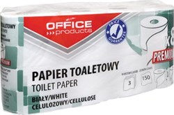 Toiletpapier 3-laags 150 vel wit pak van 8 rollen