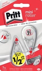 Pritt correctieroller mini blister met 2 stuks waarvan 2de halve prijs