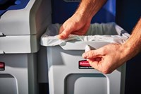 Rubbermaid Slim Jim gescheiden afvalbak systeem Afval / Papier / Gemengde recycling-2