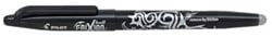 Pilot Frixion pen medium roller zwart