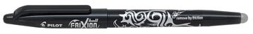 Pilot Frixion pen medium roller zwart
