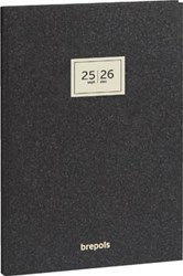 Schoolagenda Brepols Weekly Notes Essenz antraciet 2024-2025