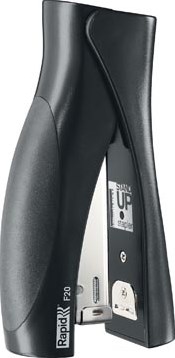 Rapid Fashion Ultimate StandUp nietmachine F20 niet 20 vel voor nietjes 24/6 en 26/6 zwart