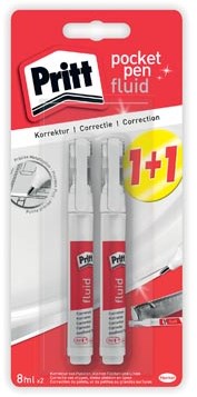 Pritt correctiepen Pocket Pen blister 1 + 1 gratis
