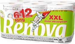 Renova keukenpapier Maxi Absorption XXL 2-laags 80 vel per rol pak van 6 rollen