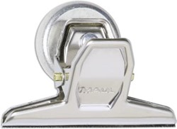 MAUL papierklem bulldogclip magnetisch 75mm blister 3 st verchroomd