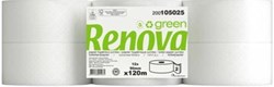 Toiletpapier Jumbo, 2-laags, 120 meter, pak van 12 rollen Renova Green