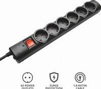 Trust Surge Guard, overspanningsbeveiliging met 6 aansluitingen-2