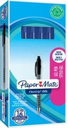Paper Mate balpen Flexgrip Gel, doos van 12 stuks, blauw