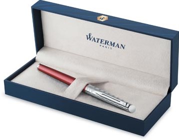 Waterman roller Hémisphère Deluxe Red met palladium detail-3