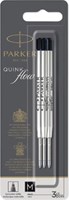 Parker Quinkflow vulling voor balpen, medium, zwart, blister met 3 stuks