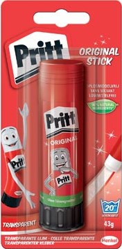 Pritt lijmstift 43 g oplosmiddelvrij