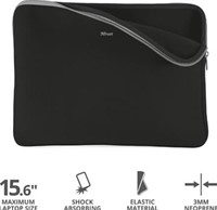Laptop sleeve 15,6 inch Trust primo soft sleeve-2