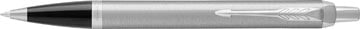 Parker IM balpen Stainless Steel CT, blauwe inkt
