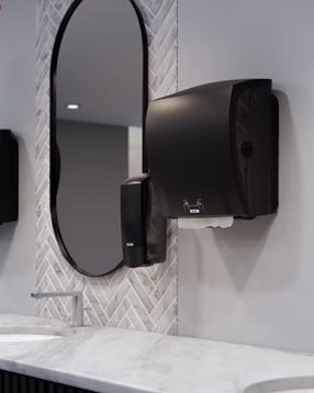 Katrin handdoekroldispenser 82070 zwart-3