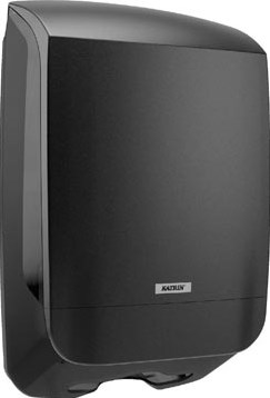 Handdoekdispenser Katrin medium zwart 77434-2