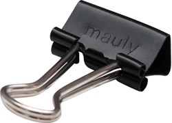 Papierklem MAUL 215 Foldback 16mm capaciteit 5mm zwart