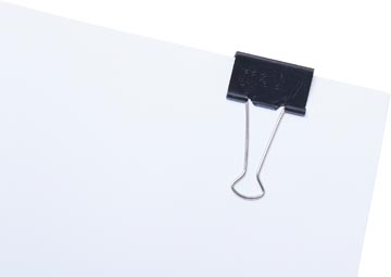 Papierklem Maul 215 Foldback 32mm capaciteit 13mm zwart-3