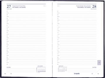 Agenda 2026 Brepols Saturnus Luxe 1dag/1pagina zwart-2