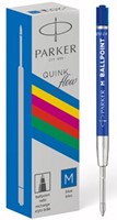 Parker ECO balpen navulling medium blauw 20 stuks