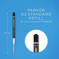 Parker ECO balpen navulling medium zwart 20 stuks-3
