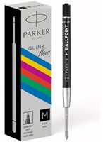 Parker ECO balpen navulling medium zwart 20 stuks